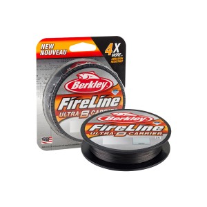 BERKLEY Шнур плетеный X8 Fireline Ultra 150м темносерый 0,17мм 10,7кг Smoke