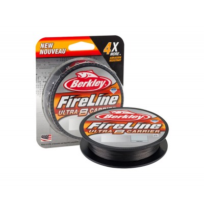BERKLEY Шнур плетеный X8 Fireline Ultra 150м темносерый 0,17мм 10,7кг Smoke