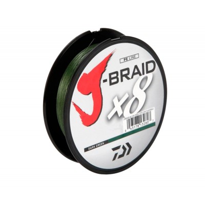 DAIWA Шнур J-Braid x8 150м Dark Green 0,16мм 9кг