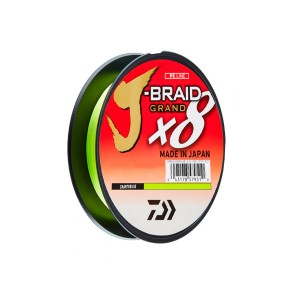 DAIWA Шнур Grand J-Braid X8E Сhartreuse 135м 0,16мм