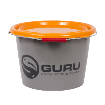 Ведро Guru Bucket 18 л c крышкой серое