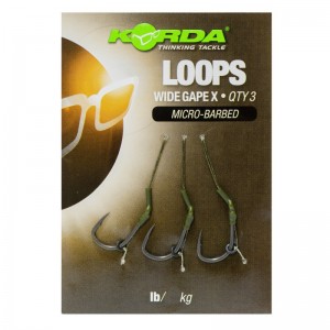 Поводок готовый Korda Loop Rigs DF Wide Gape X №4 18lb