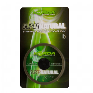 Поводковый материал Korda Super Natural Weedy Green 18lb 20м