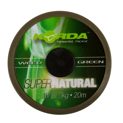 Поводковый материал Korda Super Natural Weedy Green 18lb 20м
