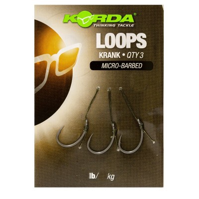 Поводок готовый Korda Loop Rigs Krank №6 18 lb