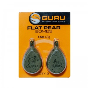 GURU Грузило Flat Pear Bomb 43г (Уценка)-УЦН1