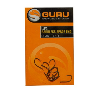 GURU Крючок LWG Spade №16 без бородки (Уценка)