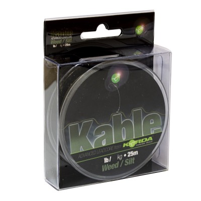 Лидкор Korda Kable Leadcore Weed Silt 25 м