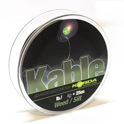 Лидкор Korda Kable Leadcore Weed Silt 25 м