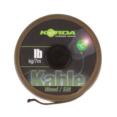 KORDA Лидкор Kable Leadcore 7м 50lb Weed Silt