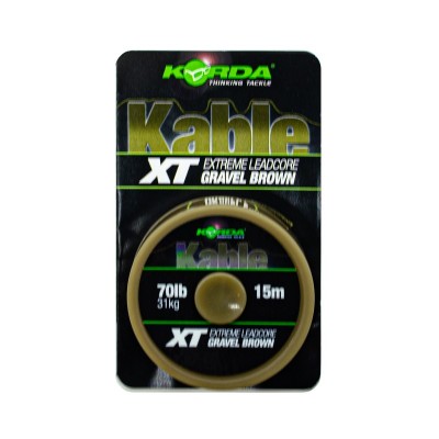 Лидкор Korda Kable XT Extreme Leadcore Brown 70lb 15м