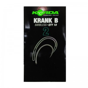 Крючок Korda Krank Barbless №2 безбородый