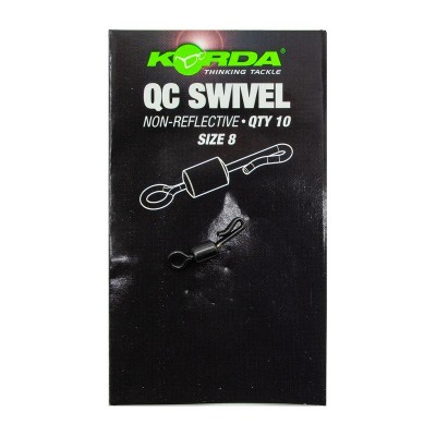 Вертлюг с быстросъемом Korda Kwick Change Swivel №8