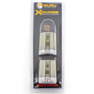 Кормушка Guru X-Change Distance Feeder Solid Medium 20гр + 30гр