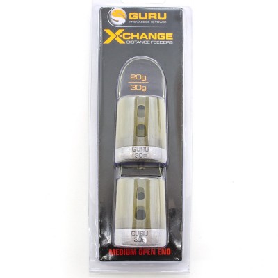 Кормушка Guru X-Change Distance Feeder Solid Medium 20гр + 30гр