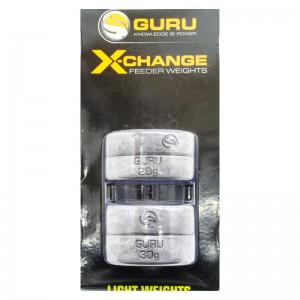 Сменный груз для кормушек Guru X-Change Distance Feeder Weights Light 20гр + 30гр