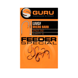 Крючок Guru LWGF Feeder Special Barbed №10 с микробородкой