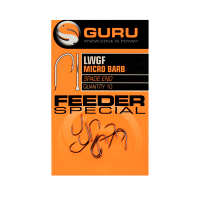 Крючок Guru LWGF Feeder Special Barbed №20 с микробородкой (Уценка)