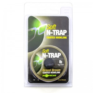KORDA Поводковый материал N-Trap Soft Gravel 30lb 20м