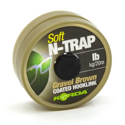 KORDA Поводковый материал N-Trap Soft Gravel 20lb 20м
