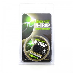 Поводковый материал Korda N-Trap Semi-stiff 15lb Gravel