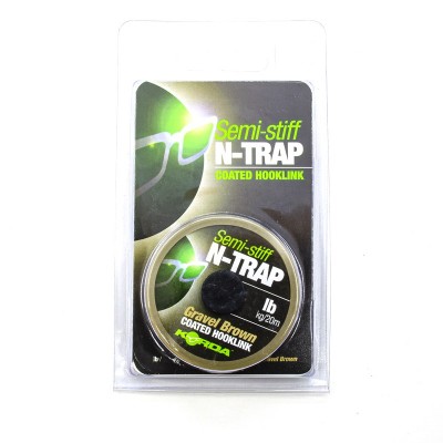 Поводковый материал Korda N-Trap Semi-stiff 30lb Gravel