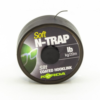 Поводковый материал Korda N-Trap Soft Silt 20lb 20м