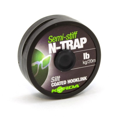 Поводковый материал Korda N-Trap Semi-stiff 30lb Silt