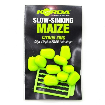 Имитационная приманка Korda Corn Slow Sinking Green (Уценка)