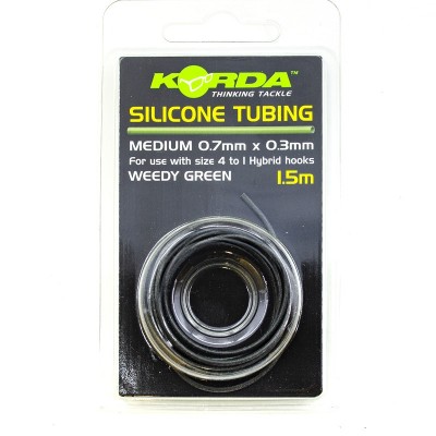 KORDA Трубка силиконовая Silicone Tube 0.75мм Green