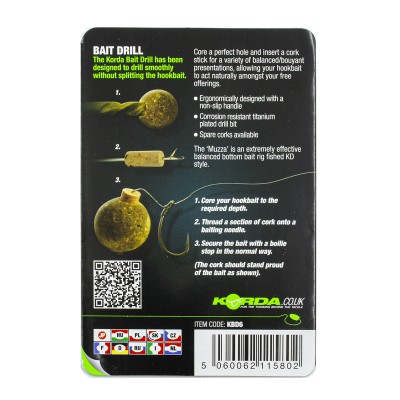 Сверло для насадок Korda Bait Drill & Corks 6мм