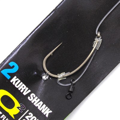 Поводок готовый Korda IQ D Rig 20lb Kurv Shank №2