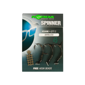 Готовая оснастка Korda Spinner hook sections Krank #4, безбородый