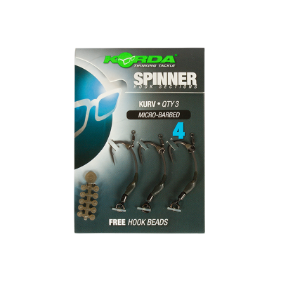 Готовая оснастка Korda Spinner hook sections Kurv # 4,