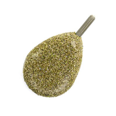 KORDA Грузило Textured Flat Pear Inline 2.0oz 56г