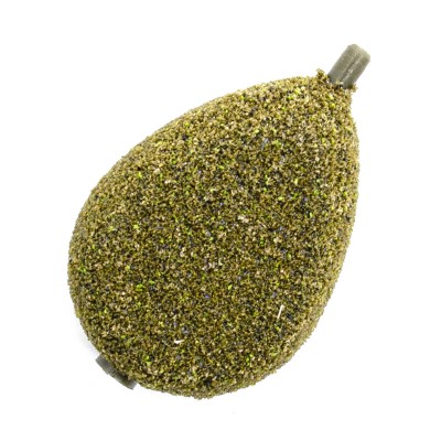 KORDA Грузило Textured Flat Pear Inline 3.0oz 84г