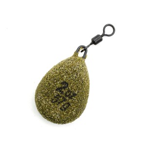 Грузило Korda Textured Flat Pear Swivel 2,0oz 56гр