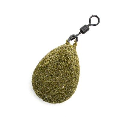 KORDA Грузило Textured Flat Pear Swivel 2.0oz 56г