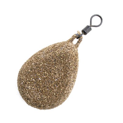 KORDA Грузило Textured Flat Pear Swivel 3.5oz 98г