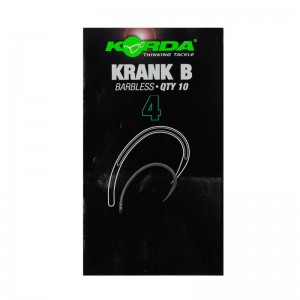 Крючок Korda Krank Barbless №4 безбородый (Уценка)