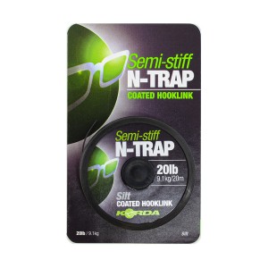 Поводковый материал Korda N-Trap Semi-stiff 20lb Silt