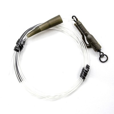 Готовый монтаж Korda Dark Matter Leader Hybrid Lead Clip Clear 40lb 1м