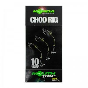 Поводок готовый Korda Chod Rig Short Barbless 2,5см №10 3шт безбородый