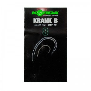 Крючок Korda Krank Barbless №8 безбородый (Уценка)