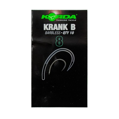 Крючок Korda Krank Barbless №8 безбородый