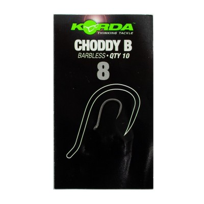 Крючок Korda Choddy Barbless №8 безбородый (Уценка)