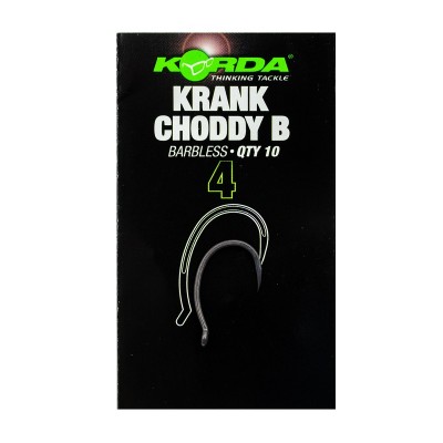 Крючок Korda Krank Choddy Barbless №4 безбородый