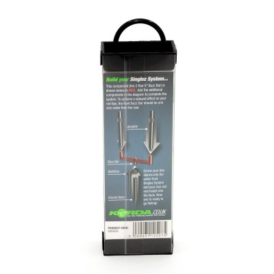 Перекладина бузз-бар Korda Singlez Black 2 Rod buzzbar 5.0'' черная на 2 удилища