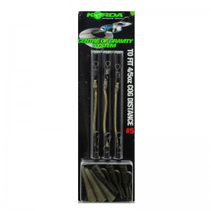 Набор для грузил Korda COG Booms для грузила Distance Lead 4-5oz