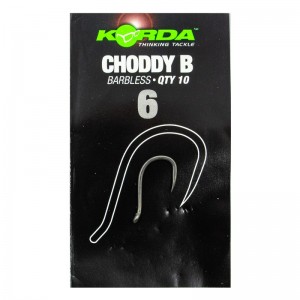 KORDA Крючок Choddy Barbless №6 без бородки 10шт (Уценка)